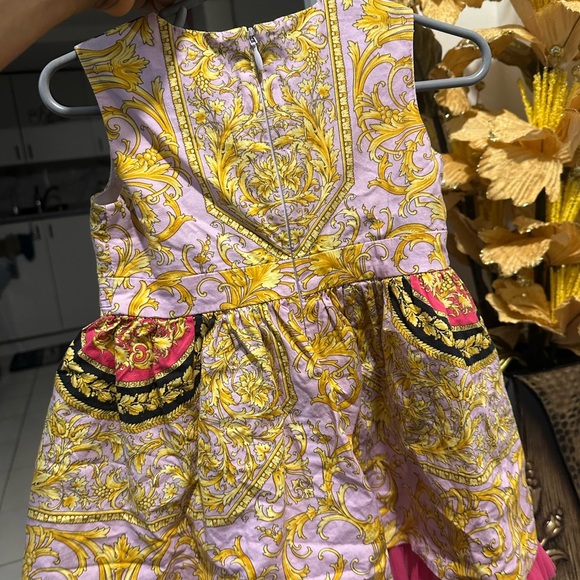 Versace Barocco kids dress - Picture 6 of 8